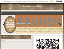 Tablet Screenshot of consulentidellosport.it